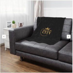 Luxurious Kween Minky Blanket, Cozy Throw for Queens, Perfect Gift for Her, Home Decor, Royal Style Blanket